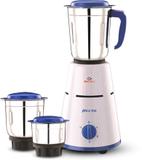 BAJAJ 3 Jar 500 W Mixer Grinder (Pluto | 3 Jars | White, Blue)