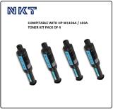 Nkt 103 Cartridge 103A Neverstop Laser Compatible Toner Reload Kit ( 4 PIC ) Black Ink Toner