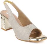 Elle Women Heels (Silver , 4)