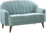 Hometown Elle Fabric 2 Seater  Sofa (Finish Color - Mint, Knock Down)