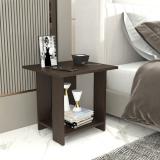 ESTANTERIA ENDE Tableau Engineered Wood Side Table (Finish Color - Wenge, DIY(Do-It-Yourself))