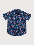 GINI & JONY Boys Printed Casual Blue Shirt