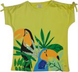 GINI & JONY Girls Casual Cotton Blend Knit Top (Yellow, Pack of 1)