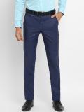 TURTLE Slim Fit Men Dark Blue Trousers