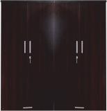 CASPIAN Wooden Almirah with Locker & Hanging Space for Clothes -Home Furniture Storage Engineered Wood 4 Door Wardrobe (Finish Color - Brown, Pre-assembled)