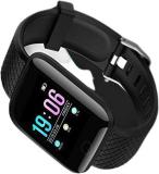 Ykarn Trades l363_ID116Ultra Water Proof, Activity Tracker, Bluetooth Smartwatch (Black Strap, Size : Free)