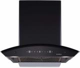 Elica FLCG 600 HAC LTW MS NERO Auto Clean Wall Mounted Black 1350 CMH Chimney