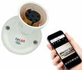 SKY HUB 1080P Holder Camera WiFi Wireless Spy Cam Mini Bulb Holder Best Security Camera Security Camera (120 GB, 1 Channel)