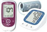 STANDARD BPCare Plus (AS-35K) Automatic Digital Blood Pressure Monitoring Machine & with Mentor Sugar Check Glucometer Bp Monitor (Blue & Magenta)