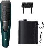 PHILIPS Smart Beard Trimmer - Power adapt technology for precise trimming- Quick Charge Trimmer 60 min  Runtime 20 Length Settings (Black, Green)