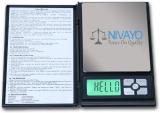 NIVAYO NOTEBOOK DIGITAL WEIGHING SCALE FOR JEWELLERY,,HOME,LAB, MULTIPURPOSE USE,WEIGH UPTO 500 GRAMS,TM-,K222(BLACK) Weighing Scale (Black)