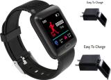 Ykarn Trades L158_ID116 Pro Sleep Monitor, Multi Sports Mode Bluetooth Black Only (Pack of 1) Smartwatch (Black Strap, Free)