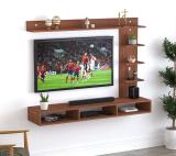 ANIKAA Tyron Engineered Wood TV Entertainment Unit (Finish Color - Walnut, DIY(Do-It-Yourself))