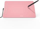 XP Pen Deco01 V2 Digital Graphics Drawing Pen Tablet|Battery-Free Passive Stylus 8192 Levels of Pressure Sensitivity, Battery-Free Passive Stylus 10 x 6 inch Graphics Tablet (Pink, Connectivity - USB)