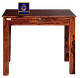 Krishna Art Solid Wood Study Table (Free Standing, Finish Color - Teak Finish, Pre-assembled)