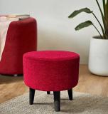 Homeaccex Stool (Red, Pre-assembled)