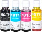 verena HGT51/HGT52 Refill ink compatible For 310 315 319 410 415 419 printers 90ML Black + Tri Color Combo Pack Ink Bottle