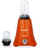 Sunmeet Mixer Grinder with Bullets Jars 600 W Mixer Grinder (600-watts Mixer Grinder with 2 Bullets Jars (530ML and 350ML) EPMG442 | 2 Jars | Orange)