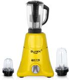 Su-mix Mixer Grinder with Juicer and Bullets Jars 750 W Mixer Grinder (750-watts Mixer Grinder with 3 Jars (1 Juicer Jar and 2 Bullet Jars) EPMG368 | 3 Jars | Yellow)