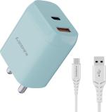 Ambrane 30 W PD 3 A Wall Charger for Mobile with Detachable Cable (Green, Cable Included)