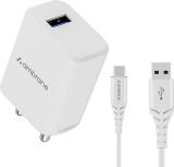 Ambrane 18 W Quick Charge 3 A Wall Charger for Mobile with Detachable Cable (White, Cable Included)