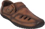 BUCKAROO Men Sandals (Tan , 7)