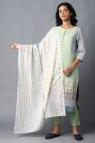 W Pure Cotton Geometric Print Women Dupatta