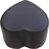 JNCRAFTS Leatherette Standard Ottoman (Finish Color - SADDLE BROWN, Pre Assembled)