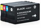 ST-SCANTER 955XL Ink Cartridge for Use OfficeJet Pro7720,7730,7740,8210,8710,8720 Black + Tri Color Combo Pack Ink Cartridge