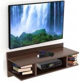 Screeno Tv Setup box wall stand | wooden stand Engineered Wood TV Entertainment Unit (Finish Color - Brown, DIY(Do-It-Yourself))