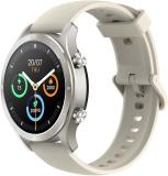 realme TechLife Watch R100 Bluetooth Calling & 1.32inch Metallic Dial Smartwatch (Grey Strap, Free Size)