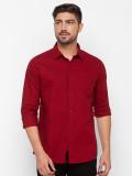 Spykar Men Printed Casual Red Shirt