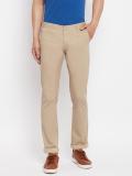 DUKE Slim Fit Men Khaki Trousers