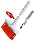 GNASTAS 5 in 1 Keyboard Cleaning Brush Tool Kit Cap Puller for Airpod, Headphone, Lens for Computers, Laptops, Mobiles, Gaming (New Cleaning Kit for Keyboard Soft Brush Keyboard)