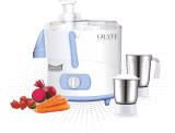 Summercool by THERMOCOOL Grate 500 W Juicer Mixer Grinder (Grate 500 W | | 2 Jars | White)