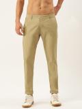 FLYING MACHINE Slim Fit Men Khaki Trousers