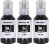 ZOKIO 005 Ink 3 Bottle for Epson M1170, M1180,M2140,M1100, M1120, M1140, M3180 Printer Black Ink Bottle