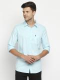 Spykar Men Solid Casual Blue Shirt