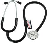 Dishan Stethoscope for Doctors and Medical Students- Black Tube- Classic II Regular Manual Stethoscope (Black)