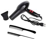 quktion PROFESSIONAL HAIR DRYER 1500 WATT WITH 2 TAIL COMBS FOR MEN AND WOMEN Hair Dryer (1500 W, Black)