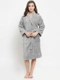 Trident Cloud Burst Medium Bath Robe (1 Bathrobe, 1 Belt, For: Men & Women, Cloud Burst)