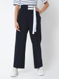 VERO MODA Regular Fit Women Blue Trousers