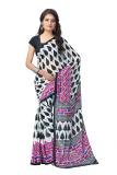 vaamsi Printed Daily Wear Chiffon Saree (Black)