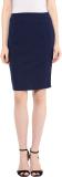 MAYRA Solid Women Regular Dark Blue Skirt