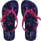 FLIPSIDE Women Anne Flip Flops (Purple , 4 UK/India)