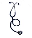 Life Strong HUMAN HEART BLACK ACOUSTIC Stethoscope (Black)