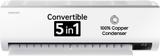 Samsung 1.5 Ton 3 Star AR18CYLZABE/AR18CYLZABENNA/AR18CYLZABEXNA Convertible 5-in-1 Cooling 2024 Model Split Inverter AC (Copper Condenser, White)