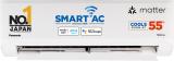 Panasonic 1 Ton 4 Star CS-NU12AKY4W CU-NU12AKY4W Split Inverter AC (Copper Condenser, White, with Wi-fi Connect)