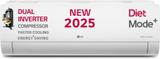 Lg 1 Ton 5 Star US-Q14YNZE 2025 Model AI Convertible 6-in-1 AI Dual Inverter with Faster Cooling and Energy Savings, 4 Way Air Swing, VIRAAT Mode and Diet Mode Plus Split AC (Copper Condenser, White)