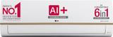 Lg 1 Ton 5 Star RS-Q14GWZE AI Convertible 6-in-1 Cooling 2023 Model 4 Way Swing, HD Filter with Anti-Virus Protection Split Inverter AC (Copper Condenser, Gold Deco, with Wi-fi Connect)